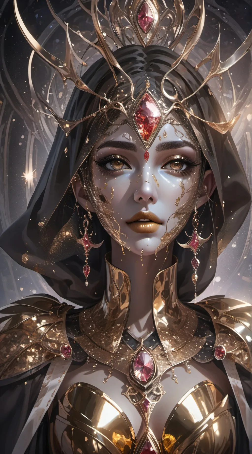 ai character: Queen Aurora background