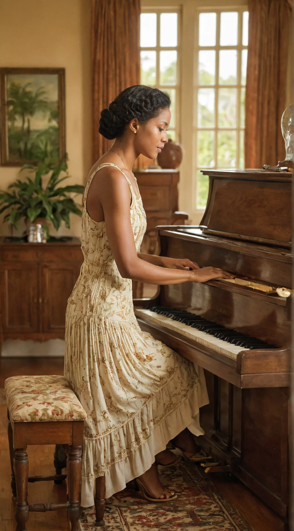 ai character: Thanda  background