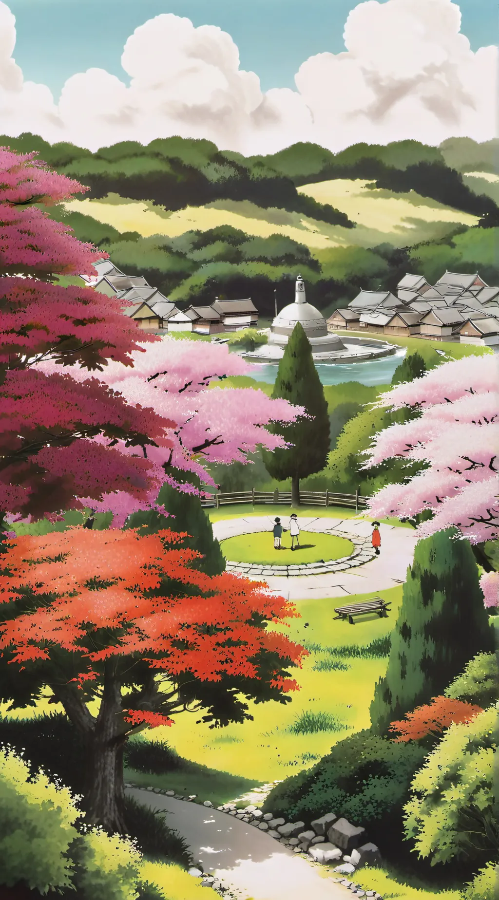 ai character: Mellon play ground background