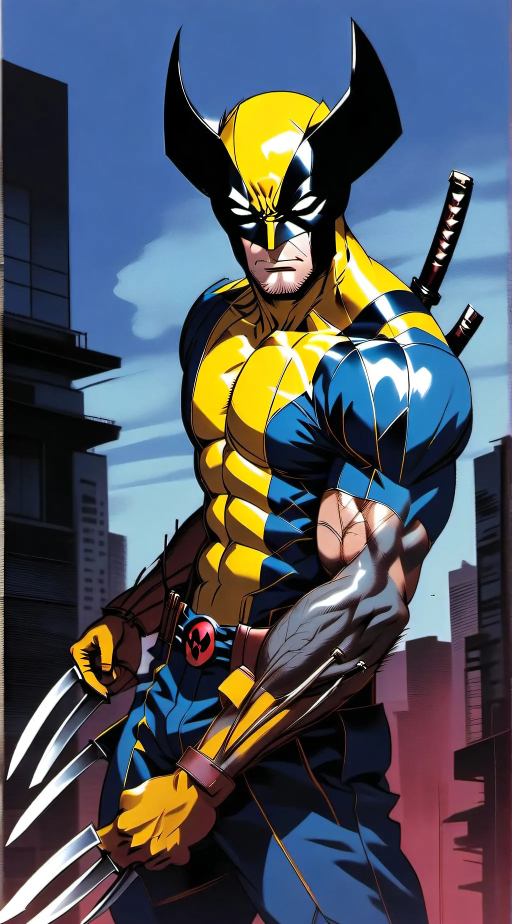 ai character: dead pool background