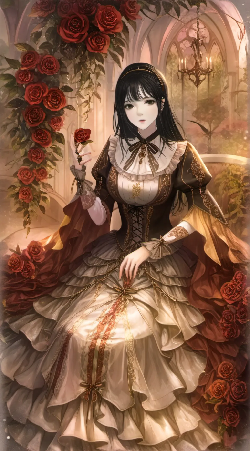 ai character: lily background