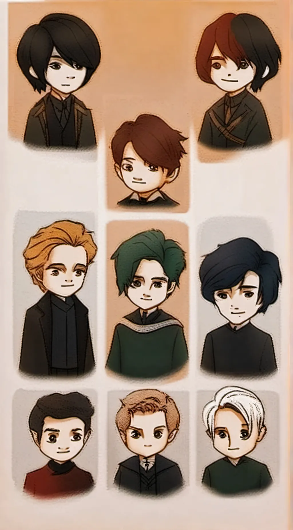 ai character: (HP) BabyFever🐍🖤 background