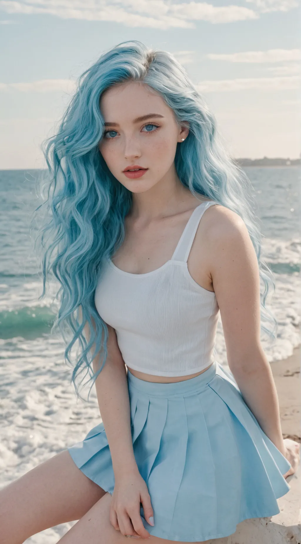 ai character: shout out! W/ luna background