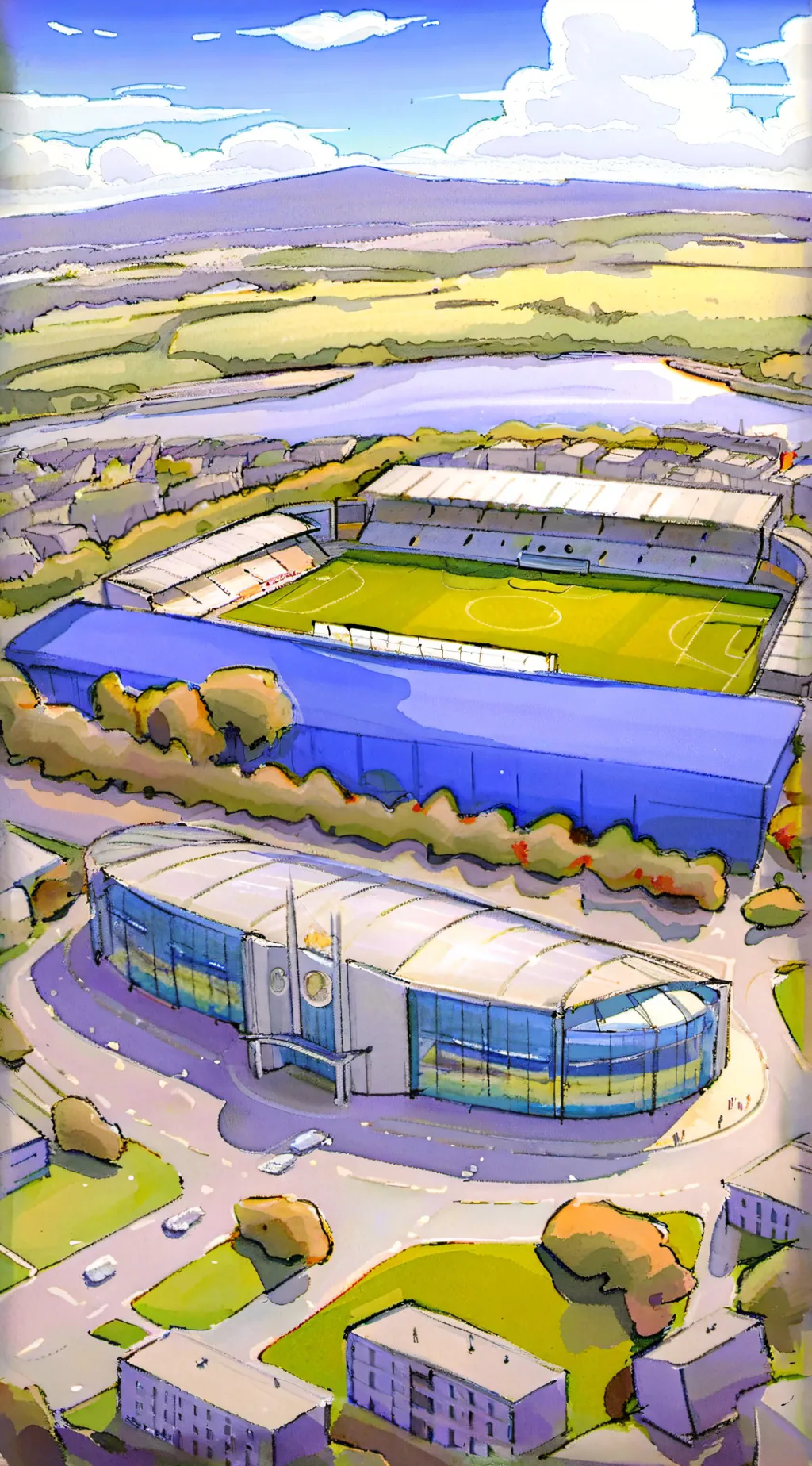 ai character: Ucd Dublin background