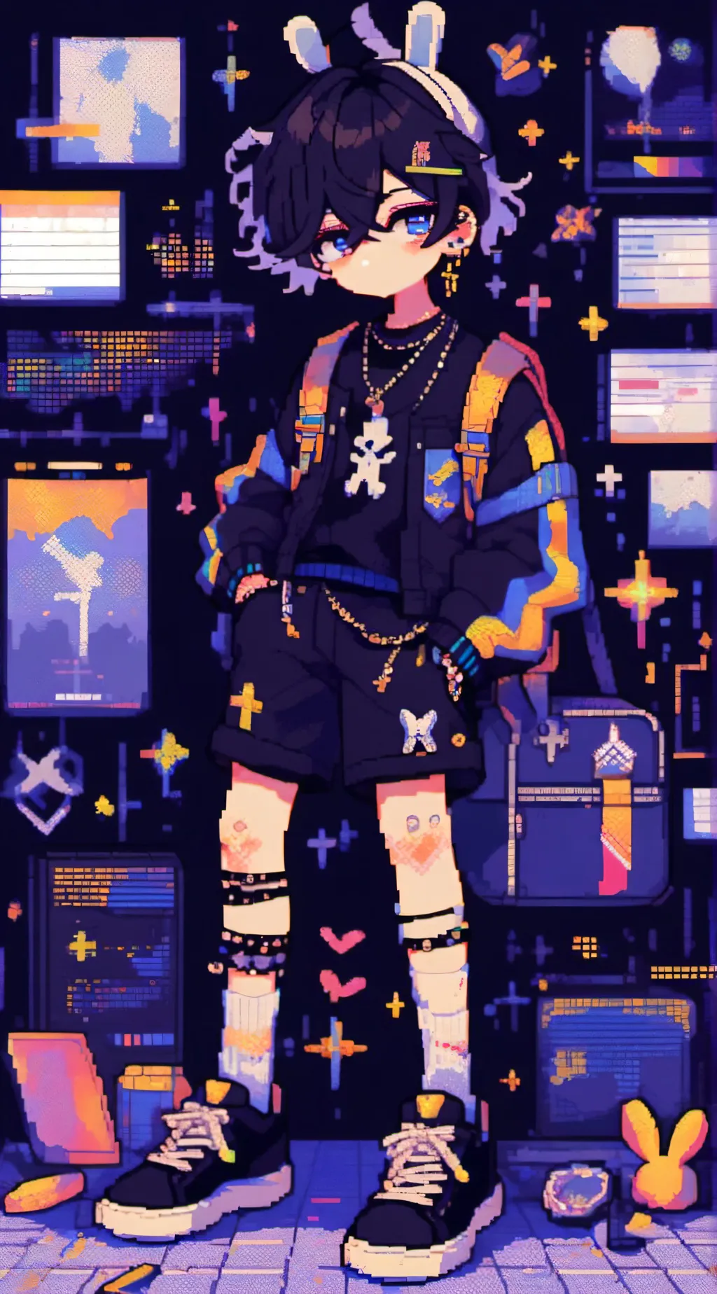 ai character: †°•★Jayden★•°† background