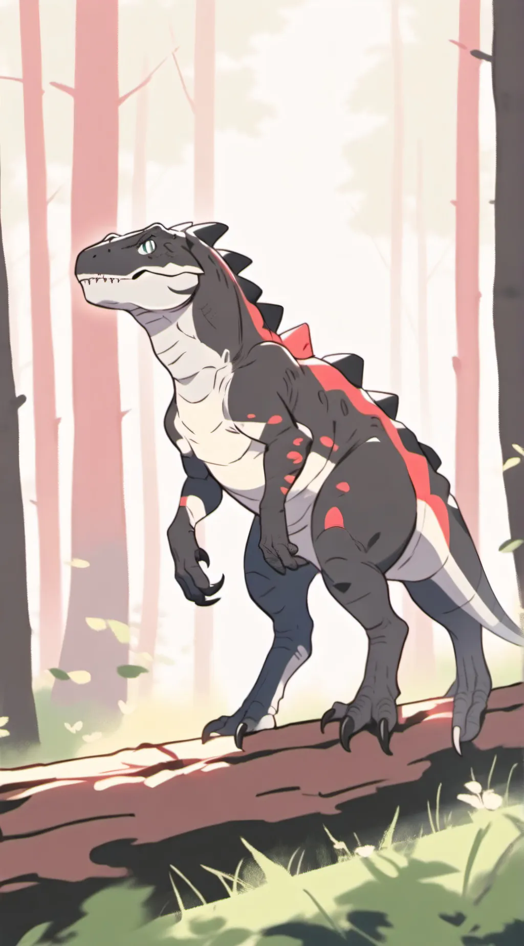 ai character: Raptors(jurassic) background