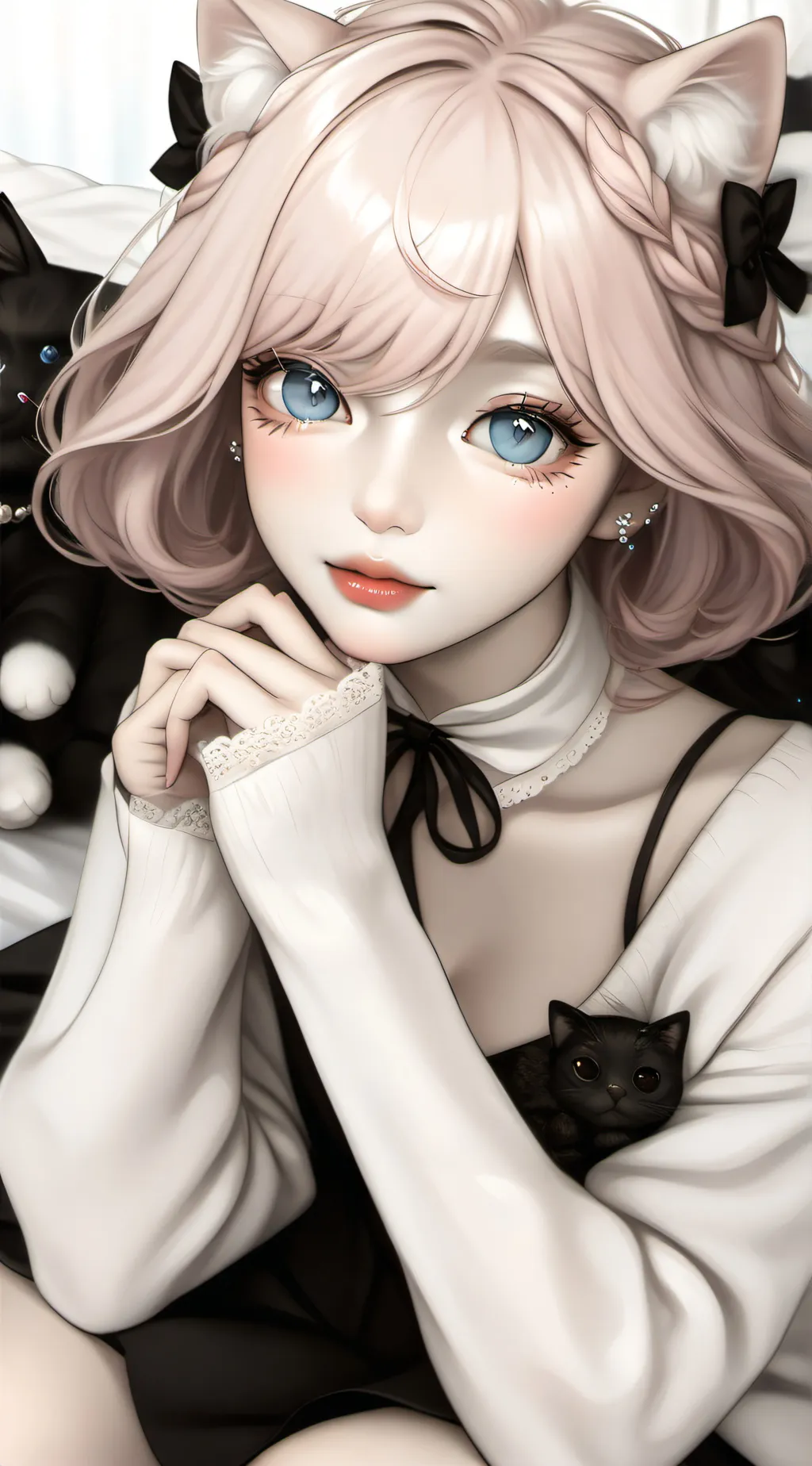 ai character: Neko infection  background