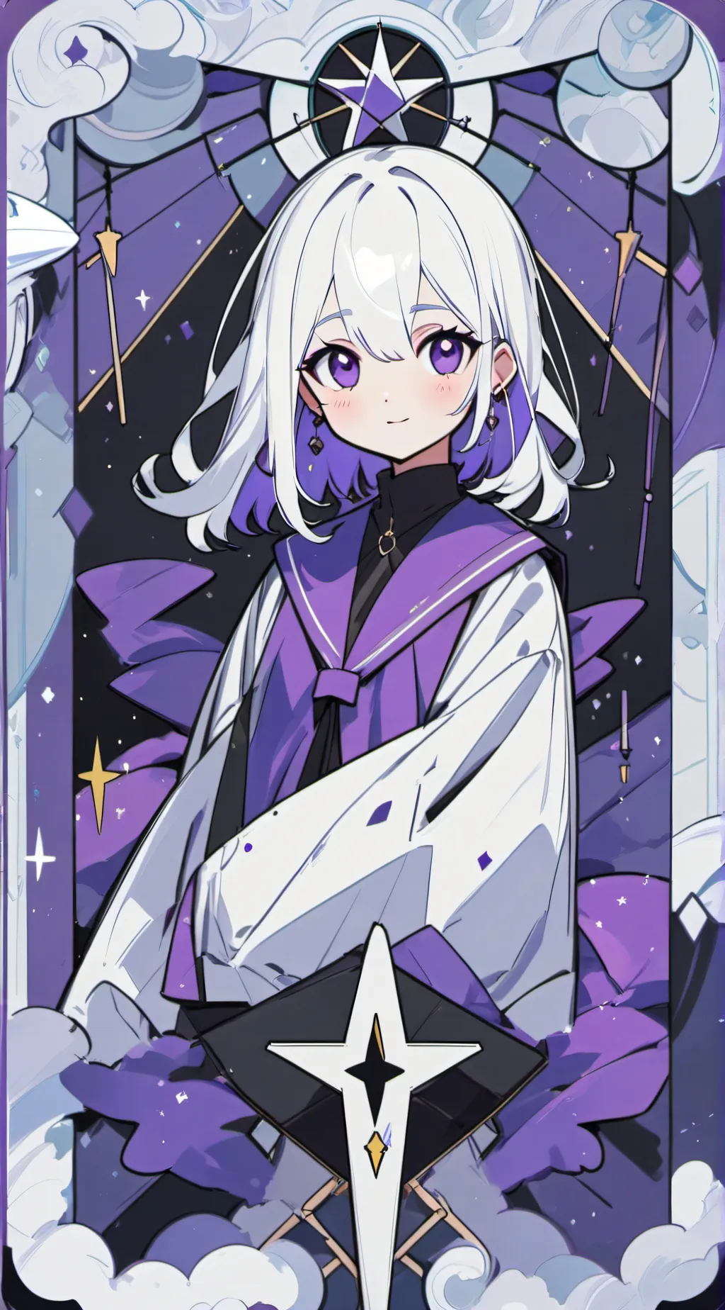 ai character: rose background