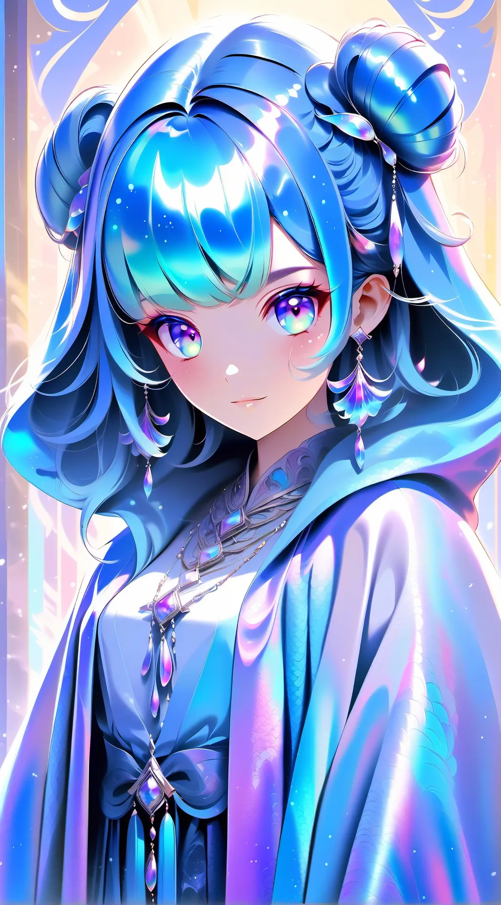 ai character: Luna background