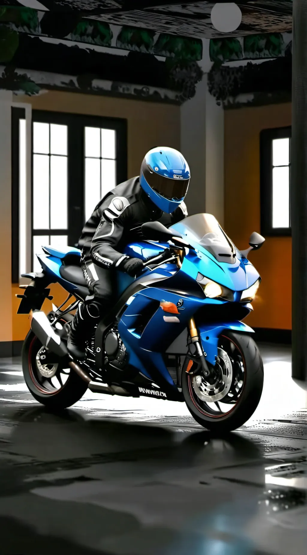 ai character: ᯾᳃~𝐑𝐚𝐯𝐞𝐧~᳃᯾ background