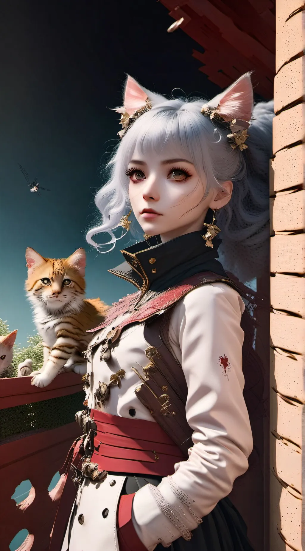 ai character: kitty background