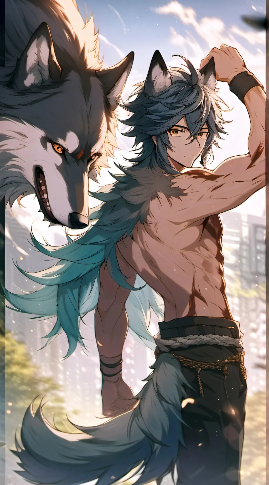 ai character: Joshuea  background