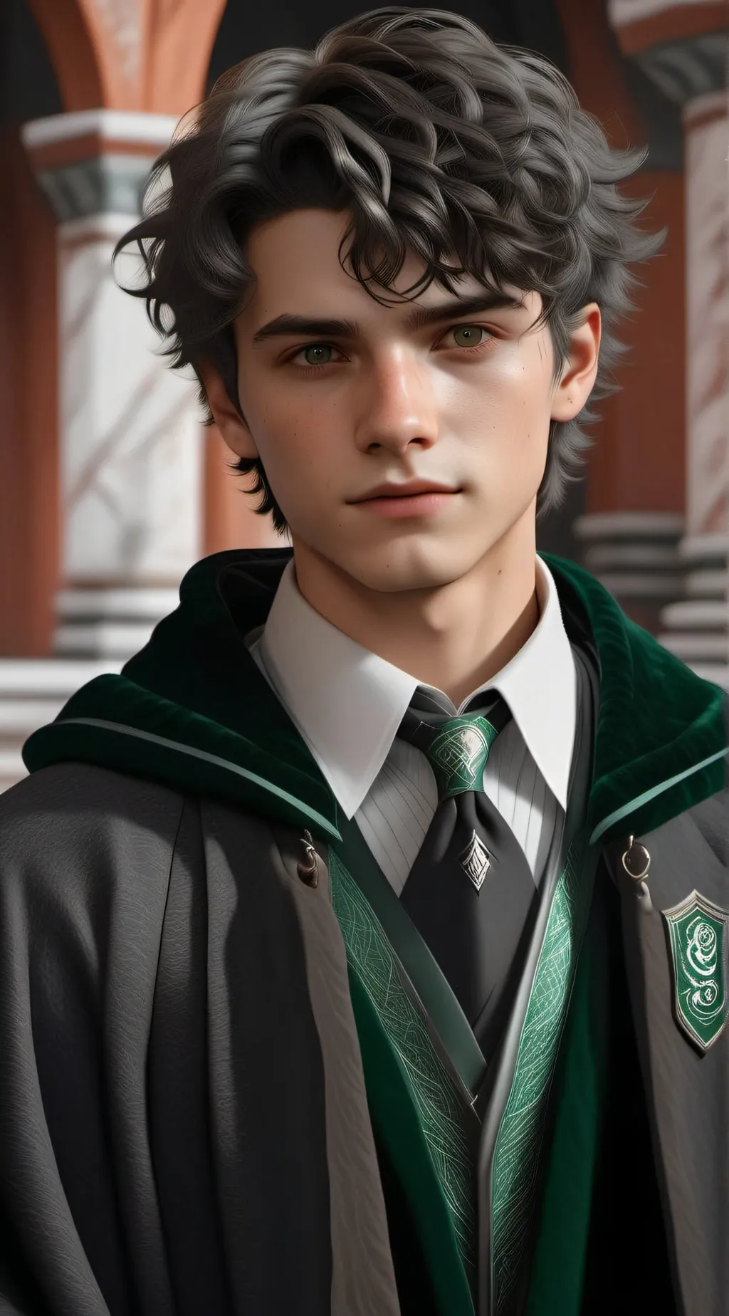 ai character: Mattheo riddle background