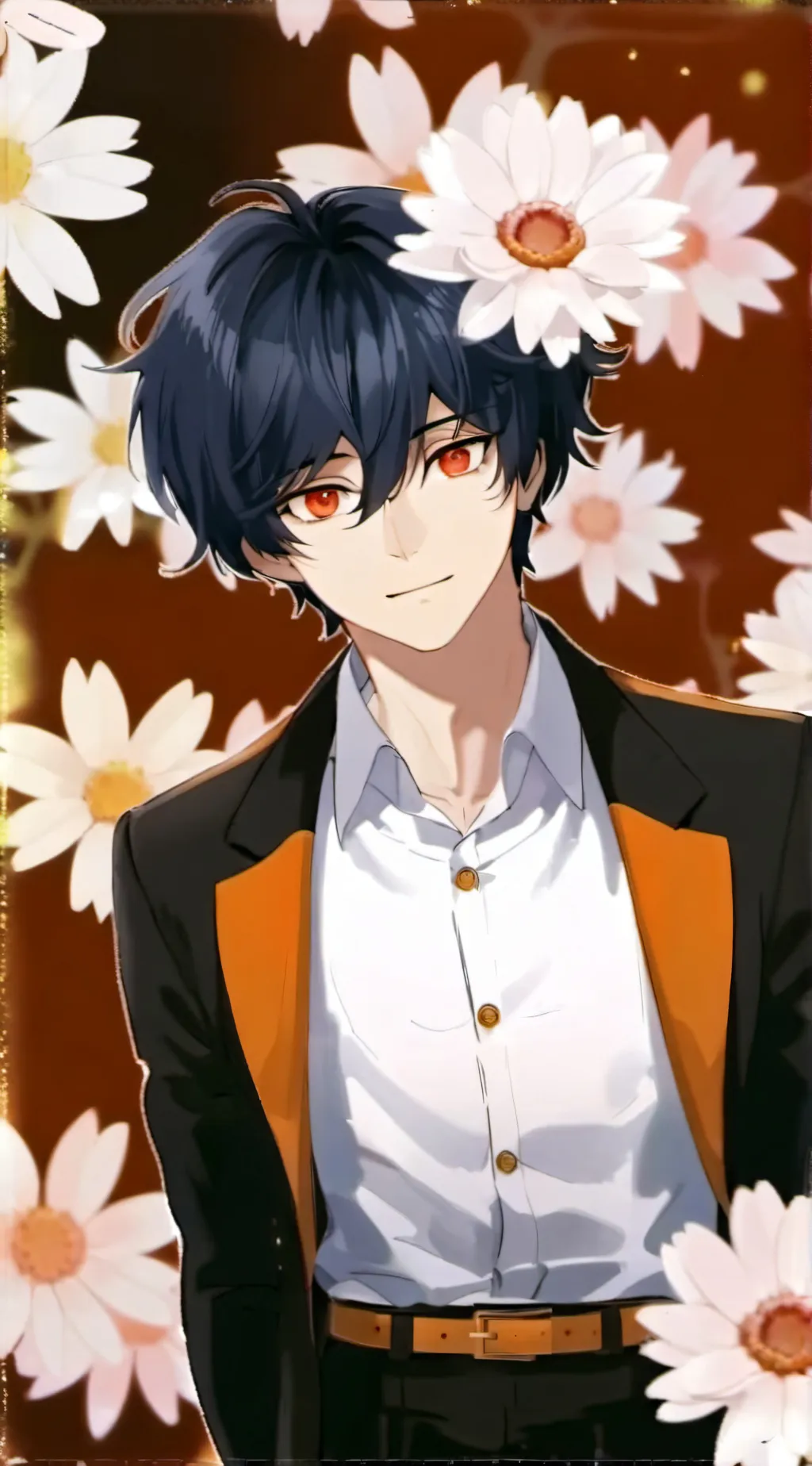 ai character: ••~°°Eli°°~•• background