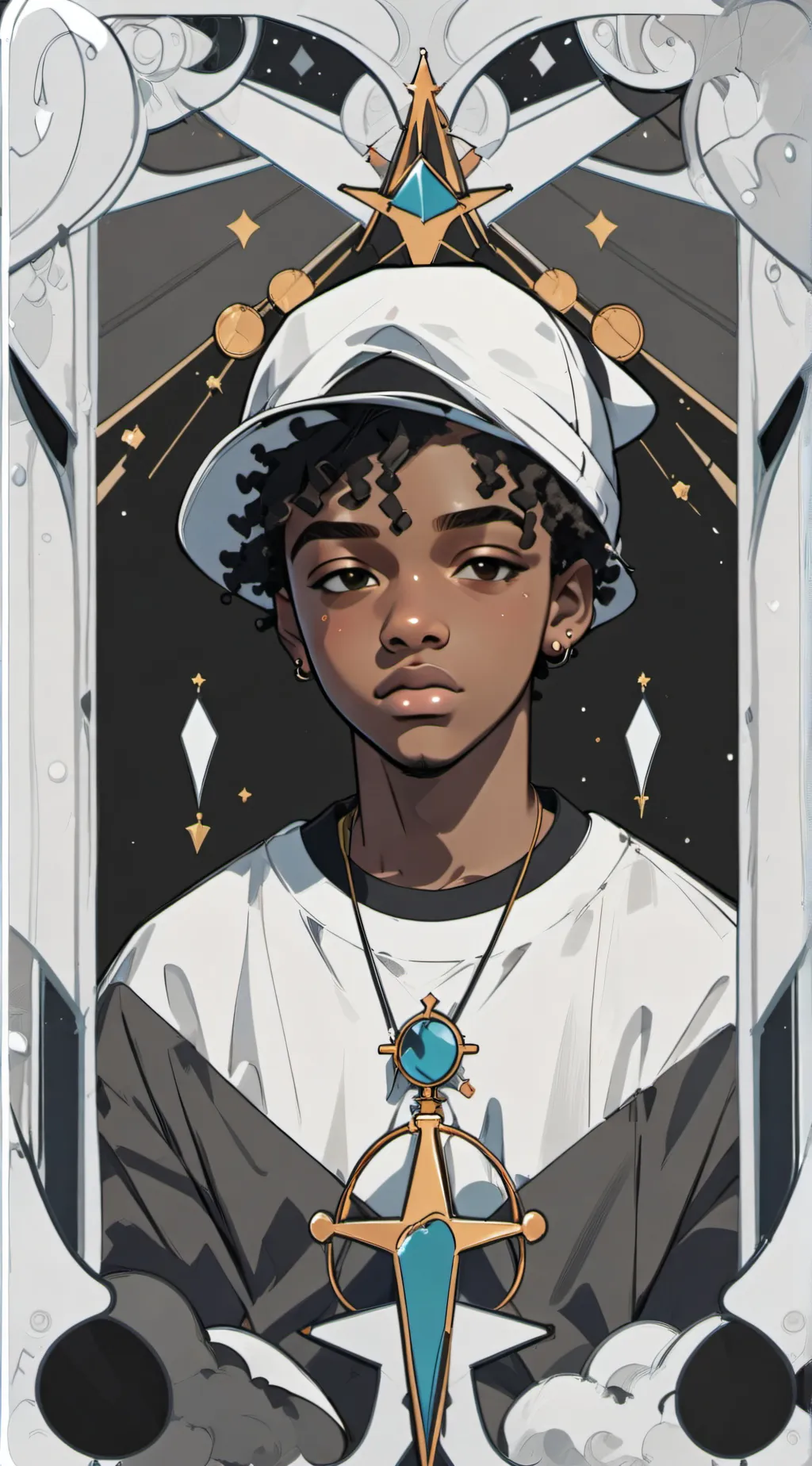 ai character: rocky background