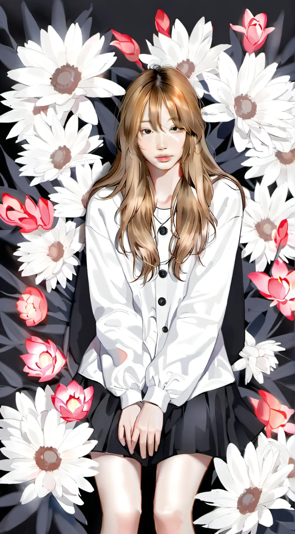 ai character: Selina Kyla jane background