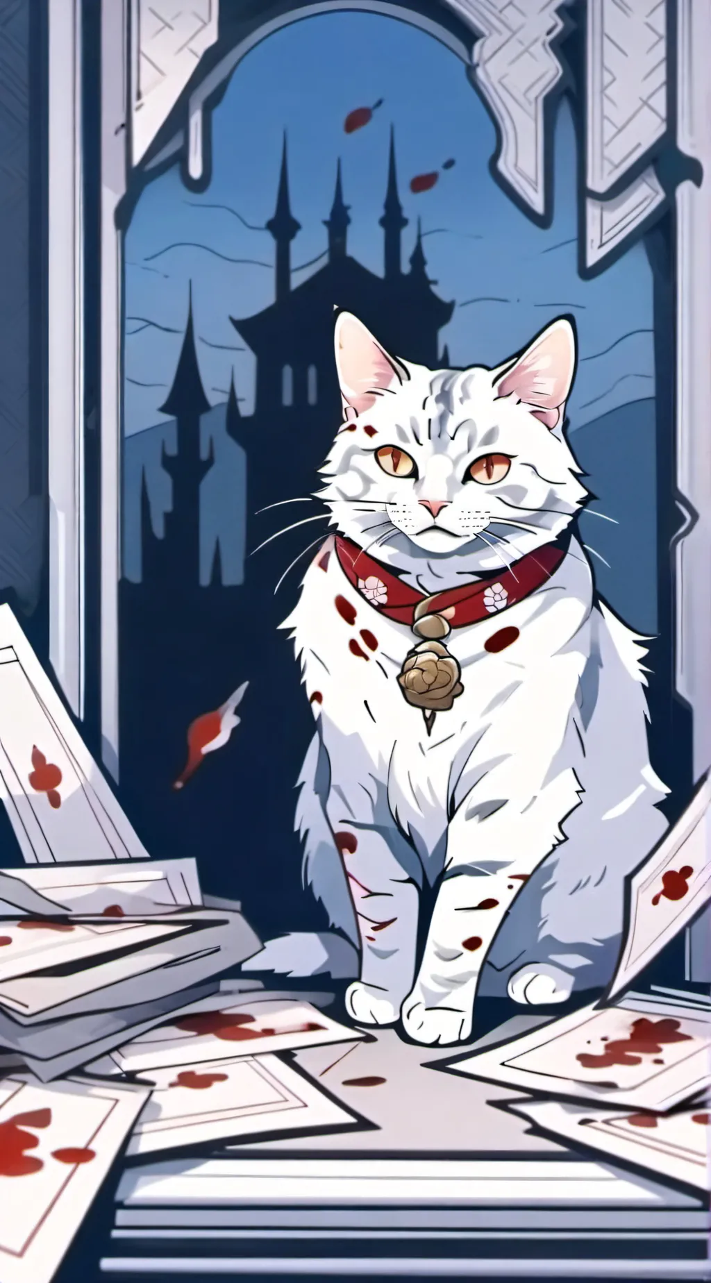 ai character: cat background