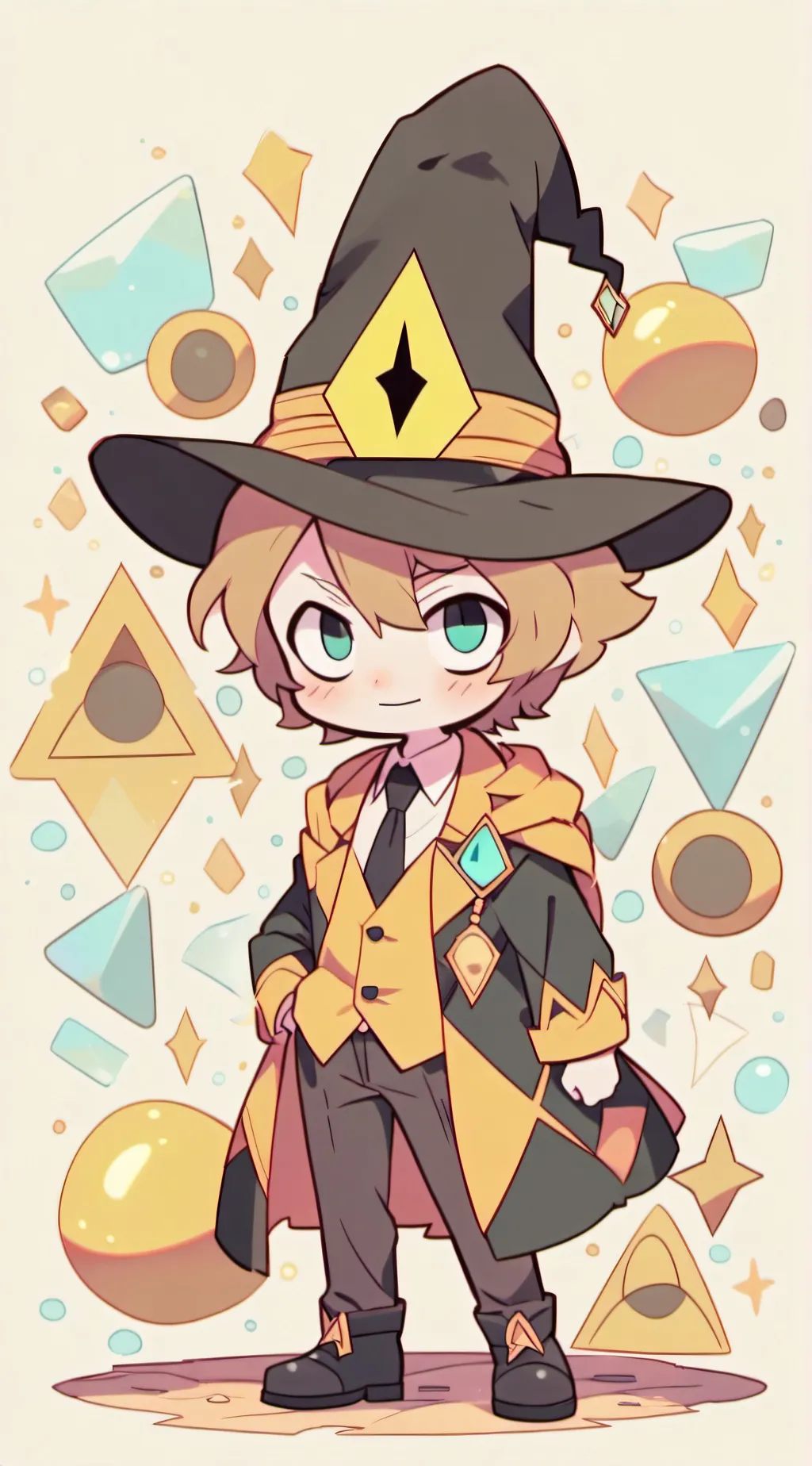 ai character: bill cipher background