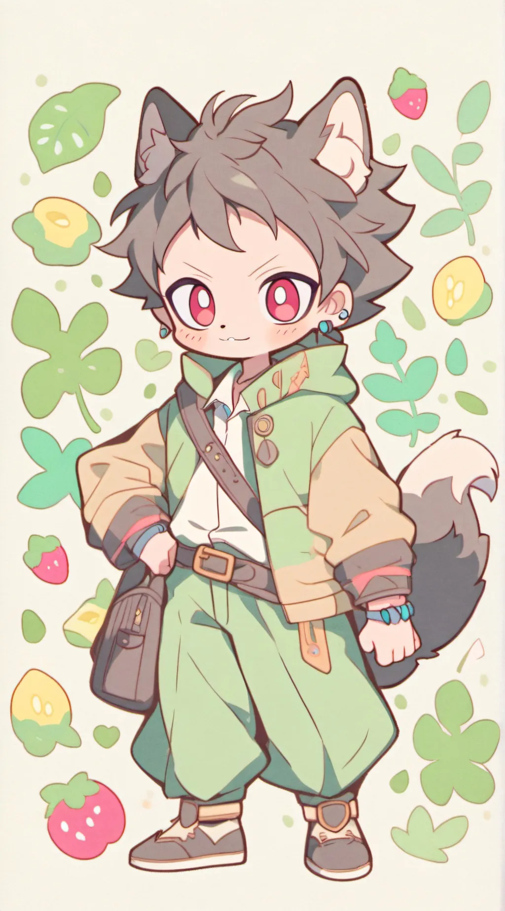 ai character: FPE WEREWOLF AU background