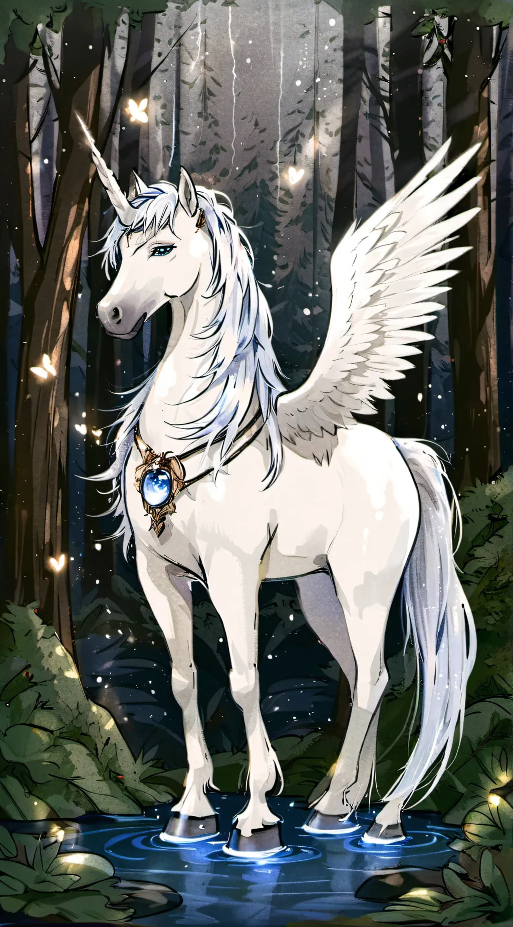 ai character: ~Ice~ (HL OC) background