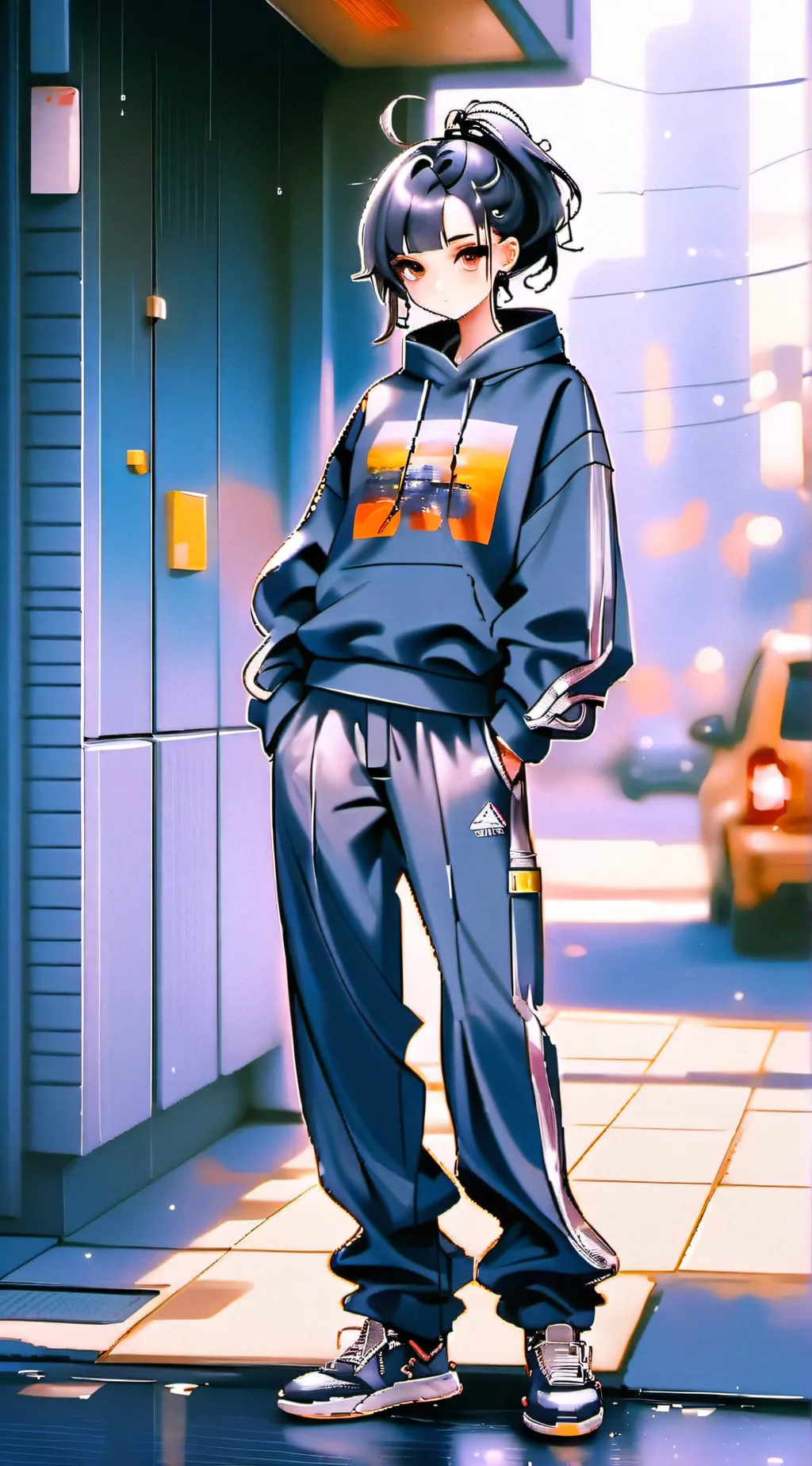 ai character: Sarah background