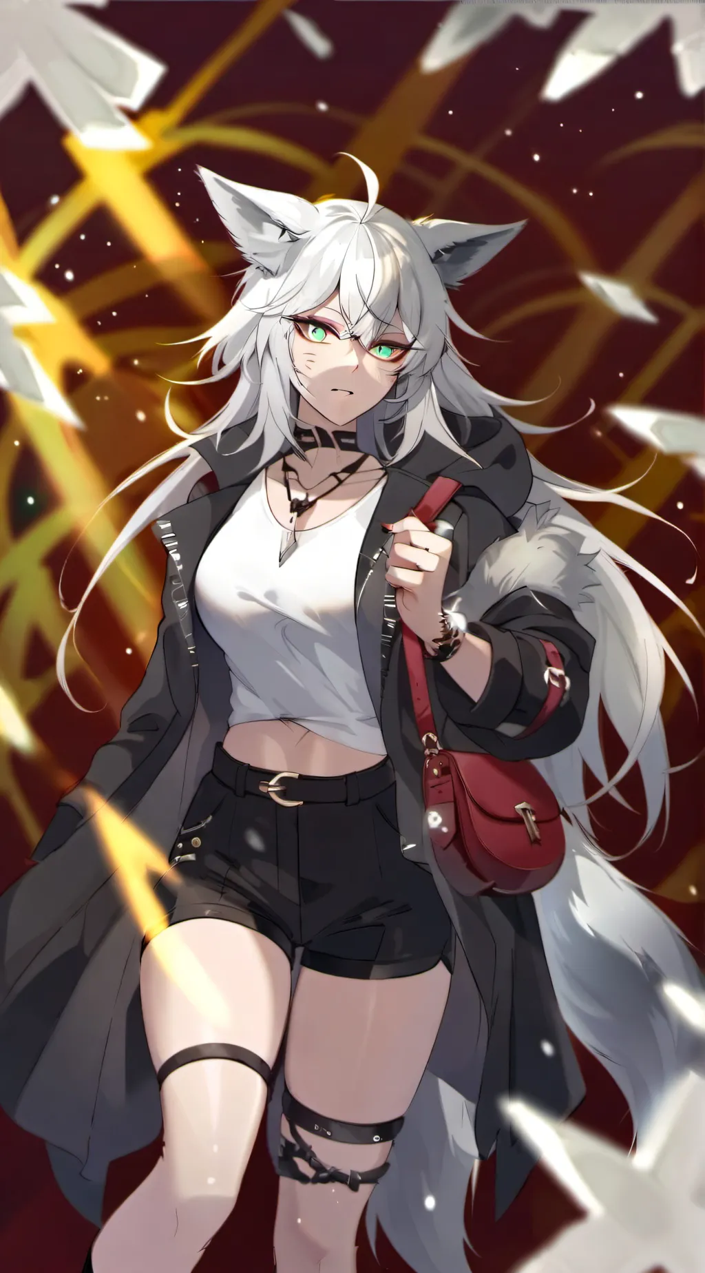 ai character: Lappland saluzzo background