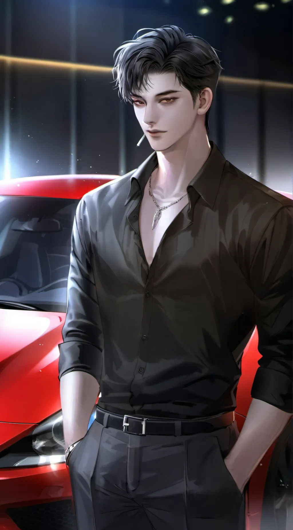 ai character: 🫧Liam💗 background