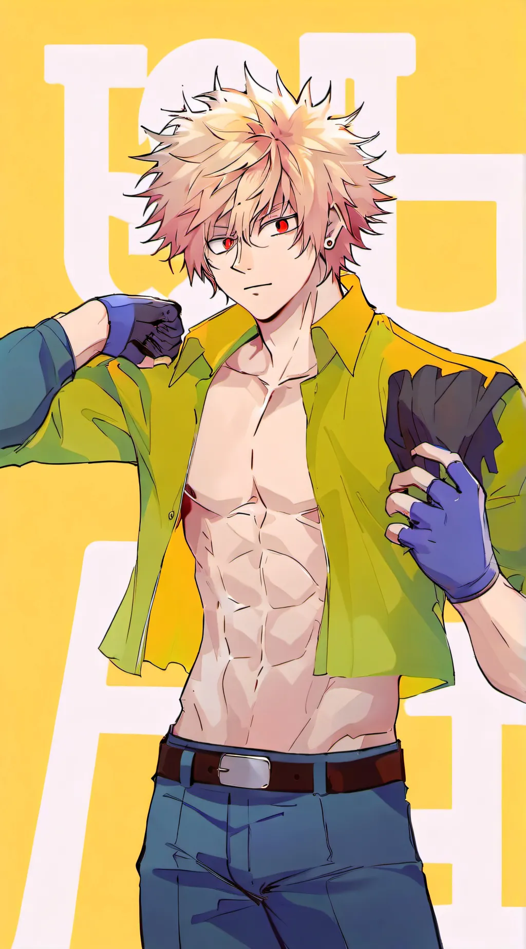 ai character: Denkiii background