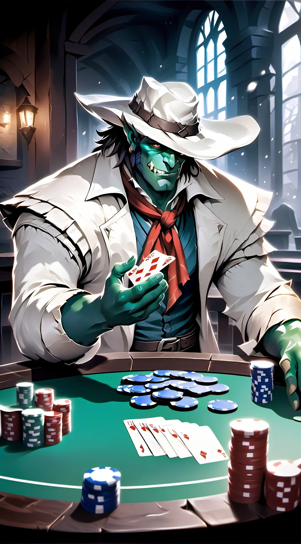ai character: The Gambler background