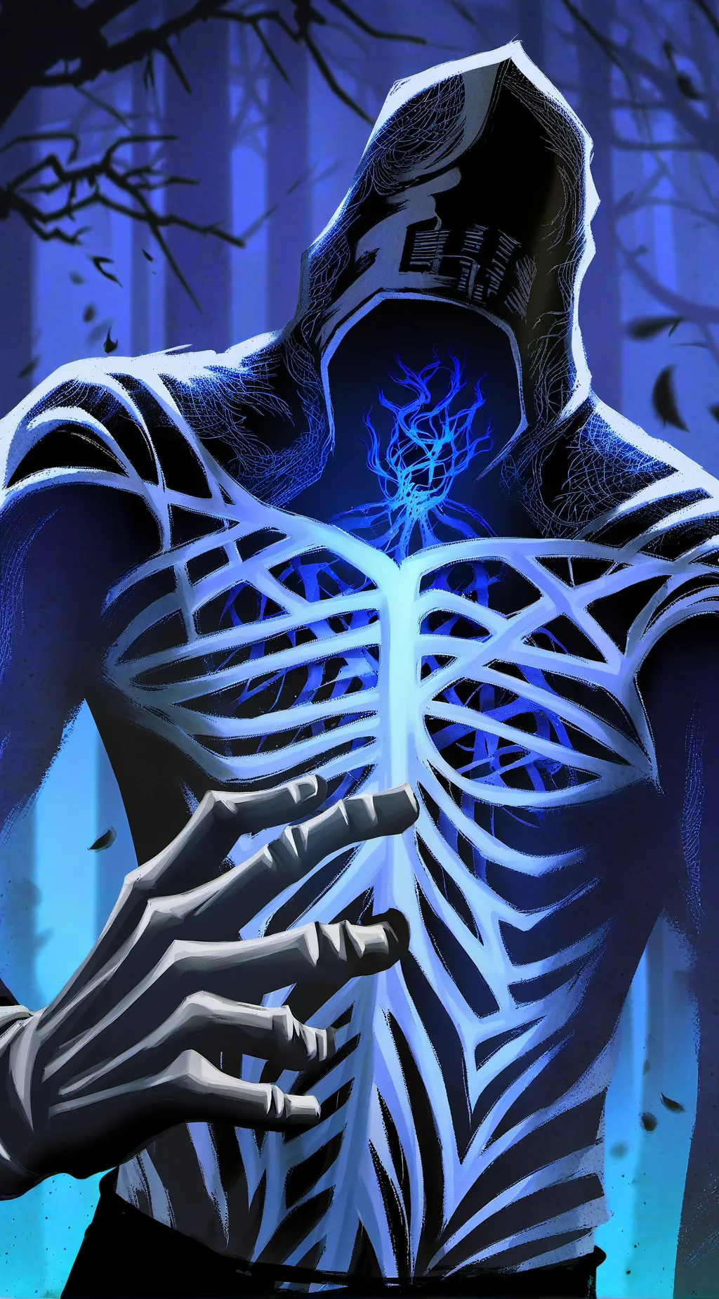 ai character: god of darkness background