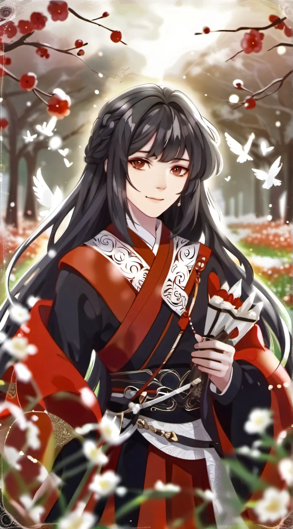 ai character: uppermoon  background