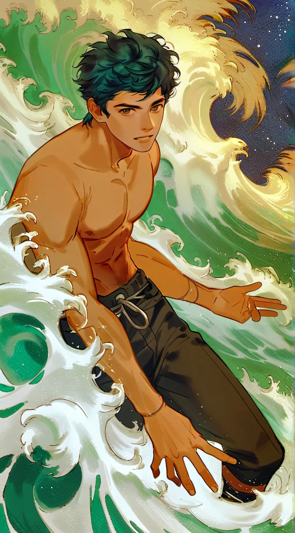 ai character: Percy background