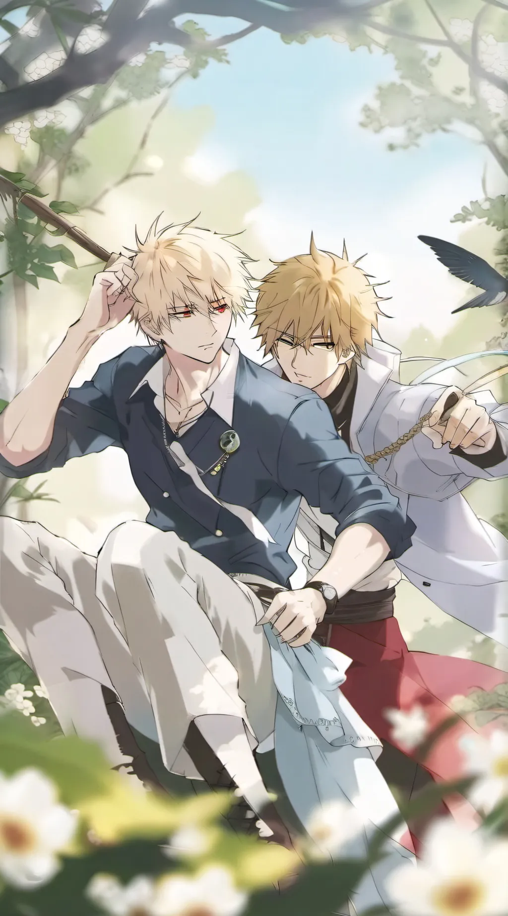 ai character: Yuki and yuri background