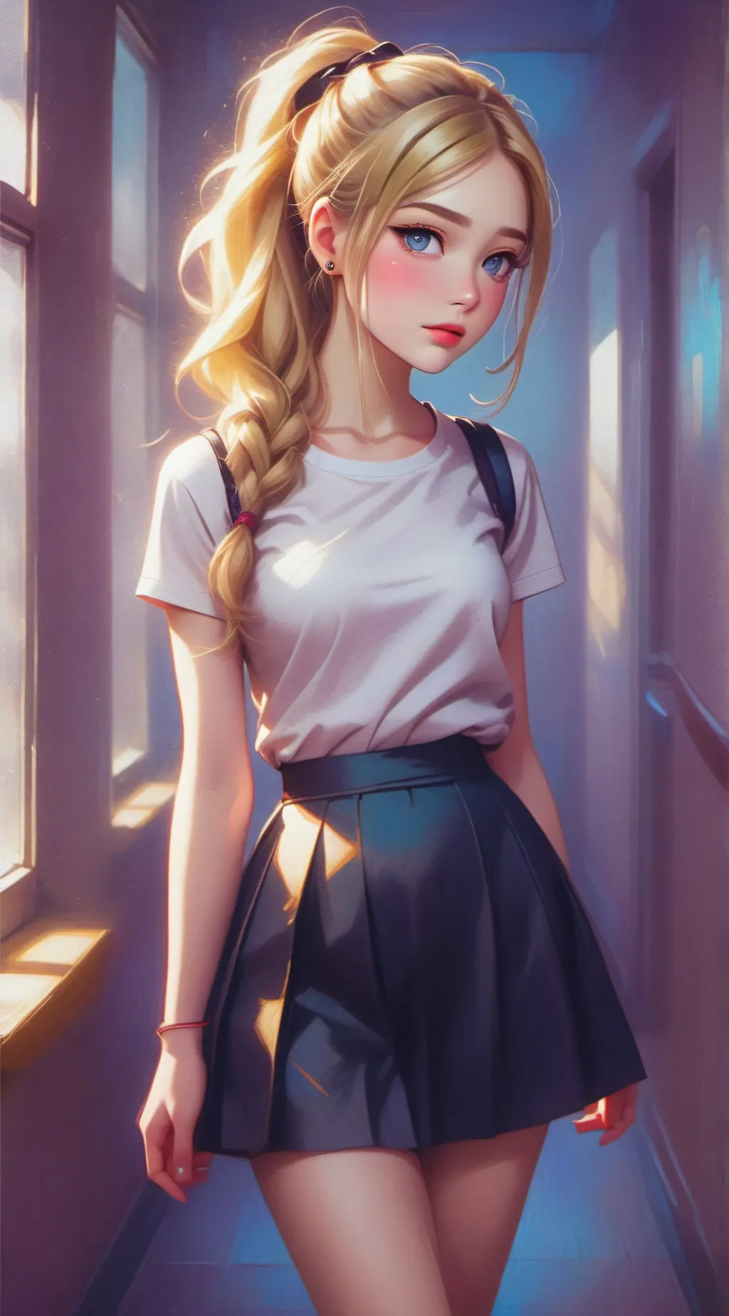 ai character: Ashley background