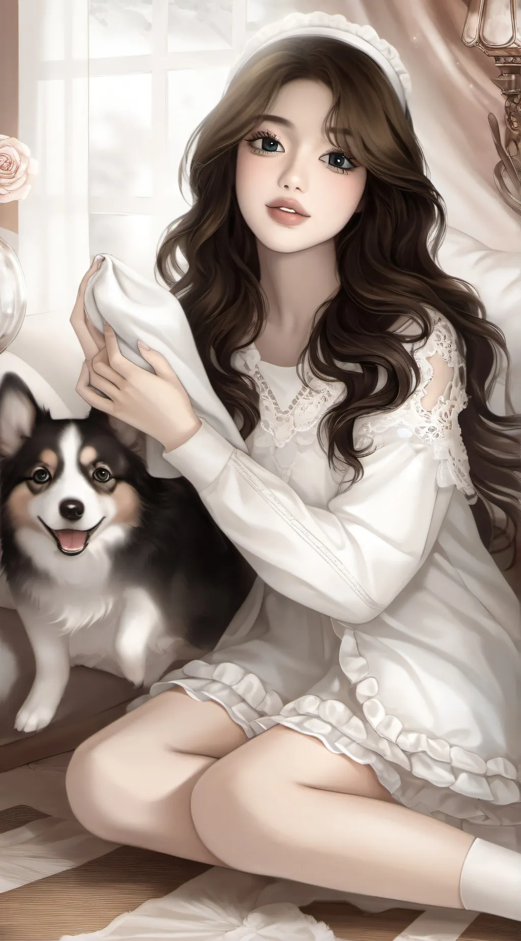 ai character: Leo! background