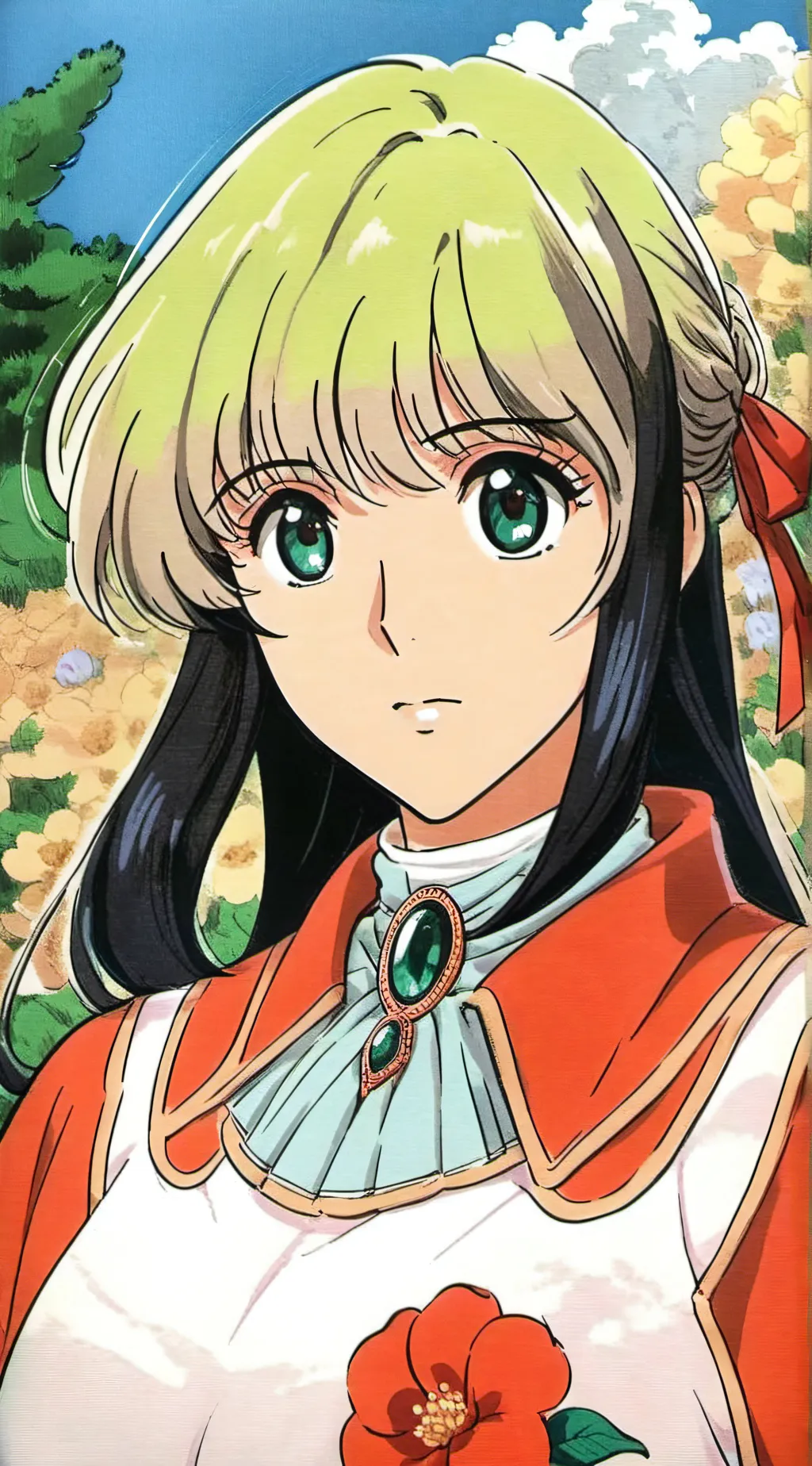 ai character: Sakura background