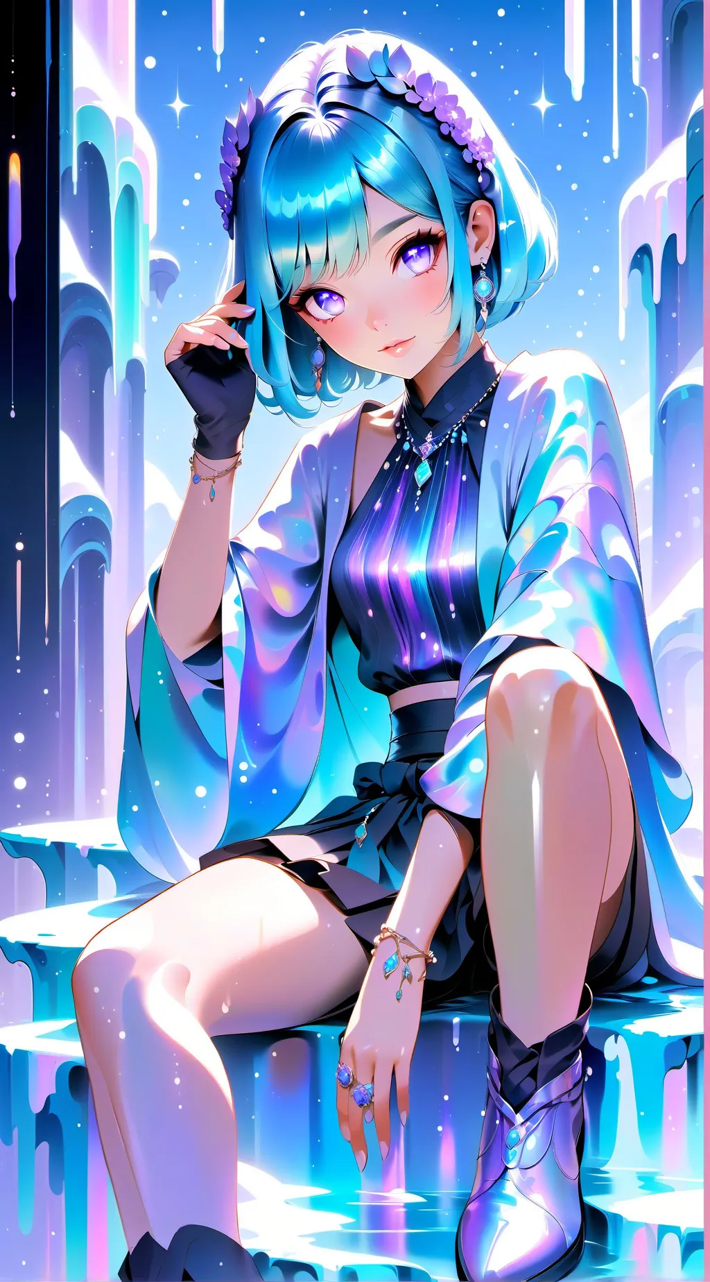 ai character: Azalea background