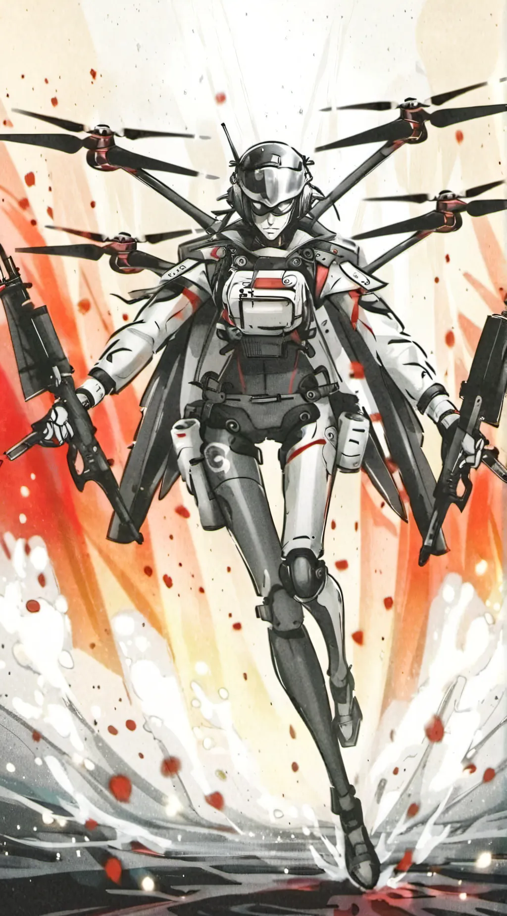 ai character: murder drones background