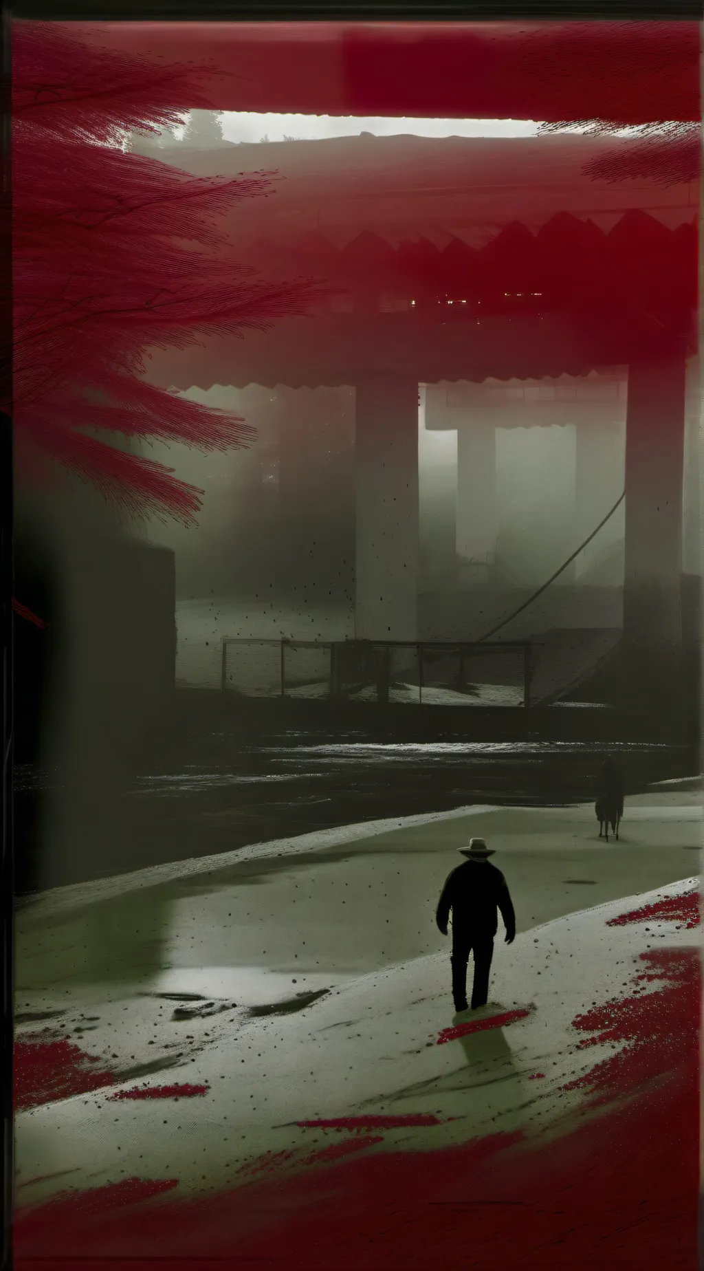 ai character: bL00dp0p background