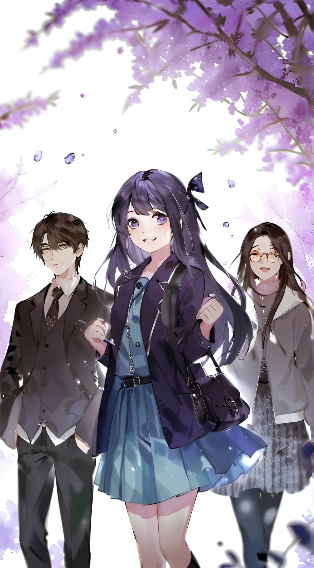 ai character: AVA and friends background