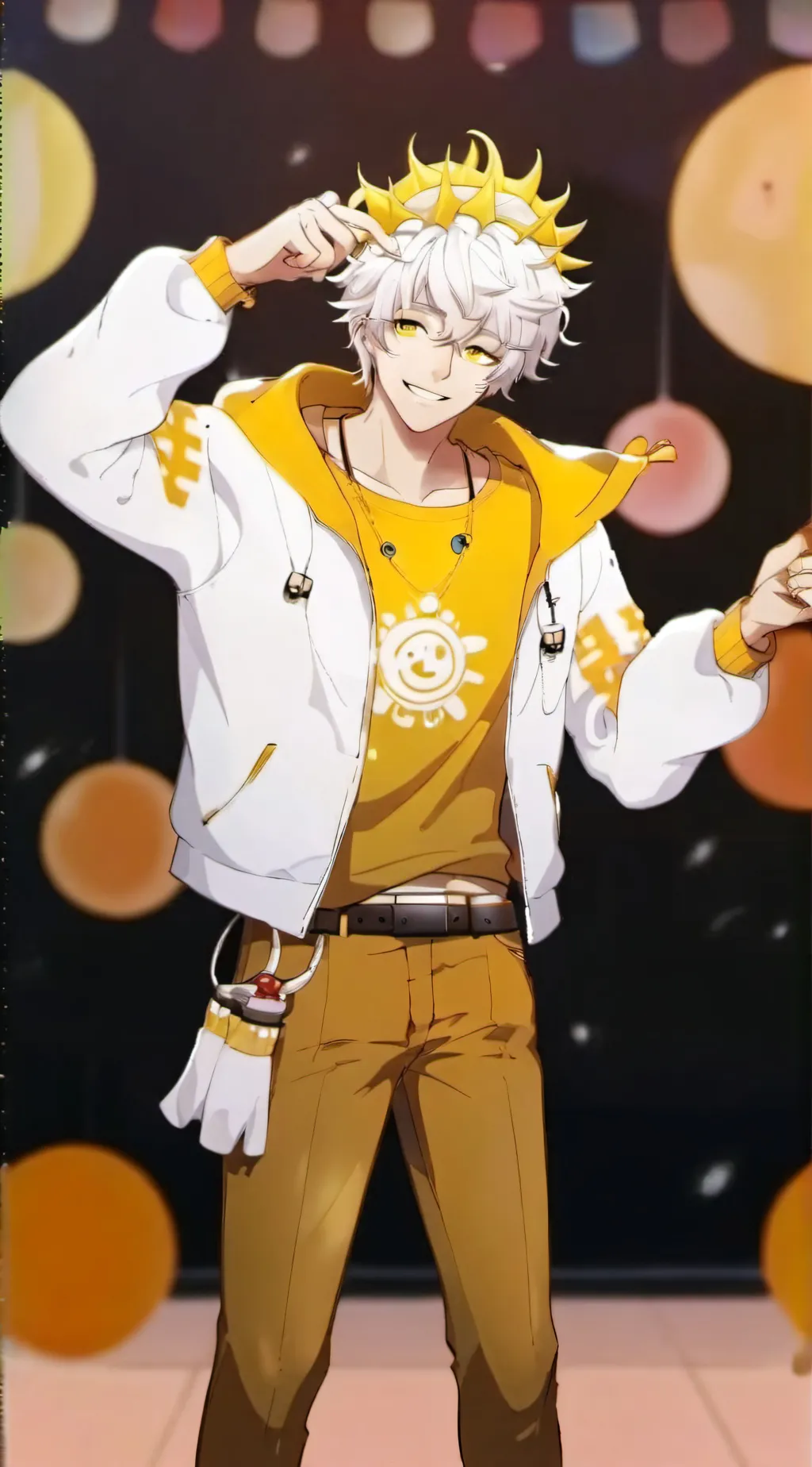 ai character: Sundrop (CURSED)  background