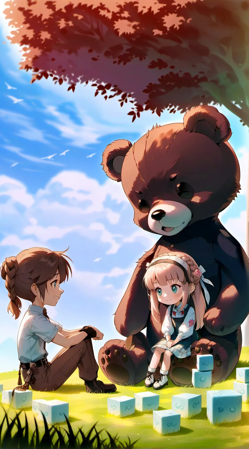 ai character: 🙊  background