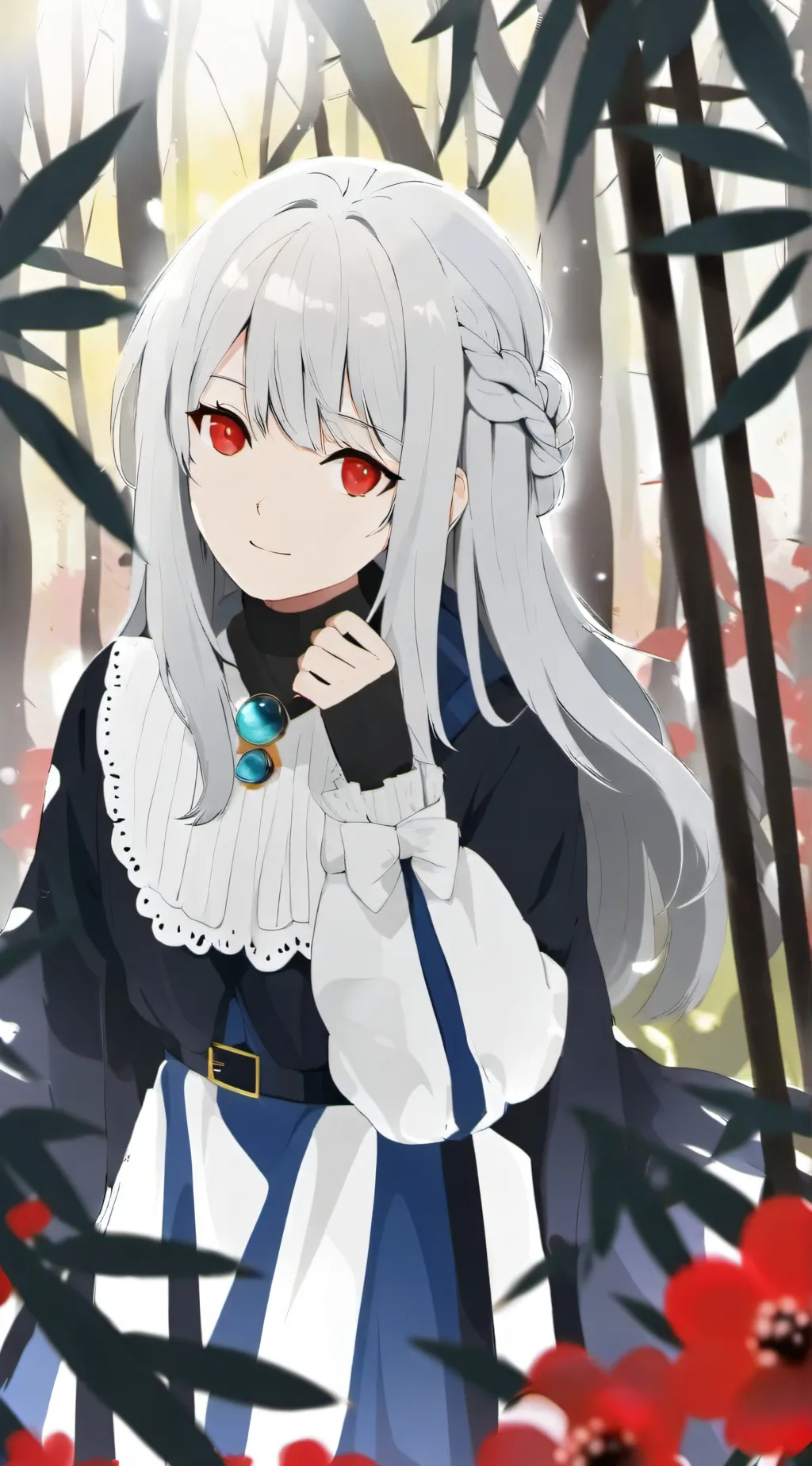 ai character: hikari background