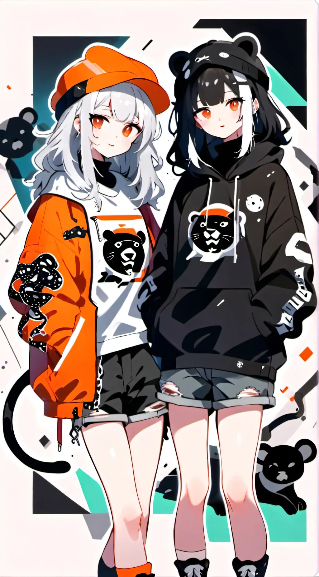 ai character: sunny & Connie  background