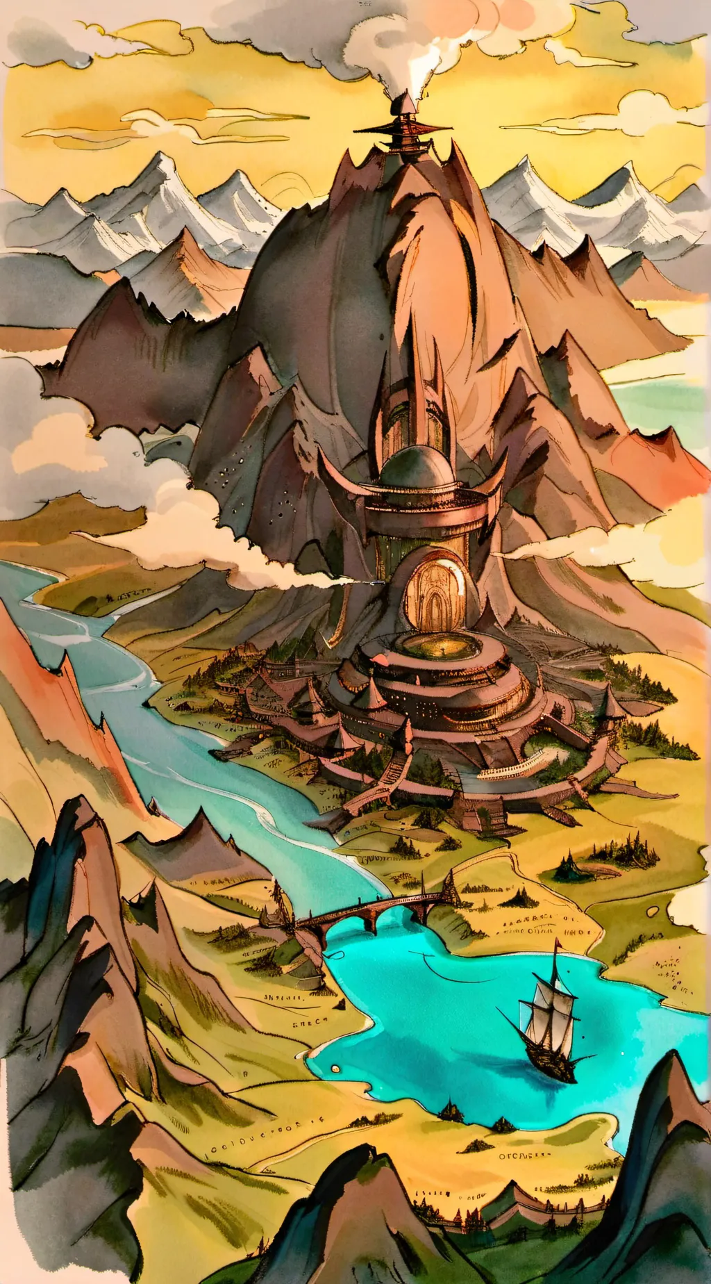 ai character: Middle-Earth background