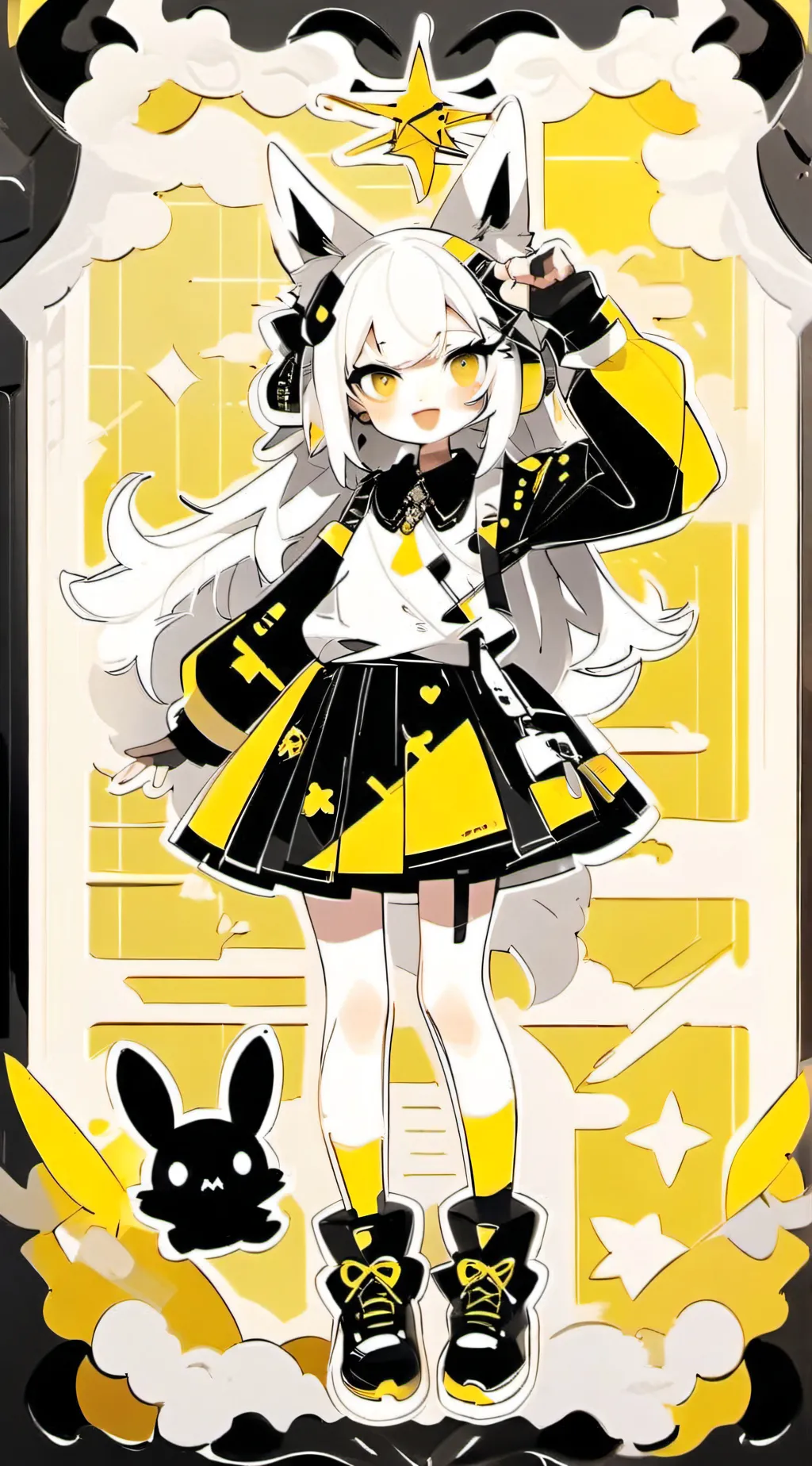 ai character: furry  background