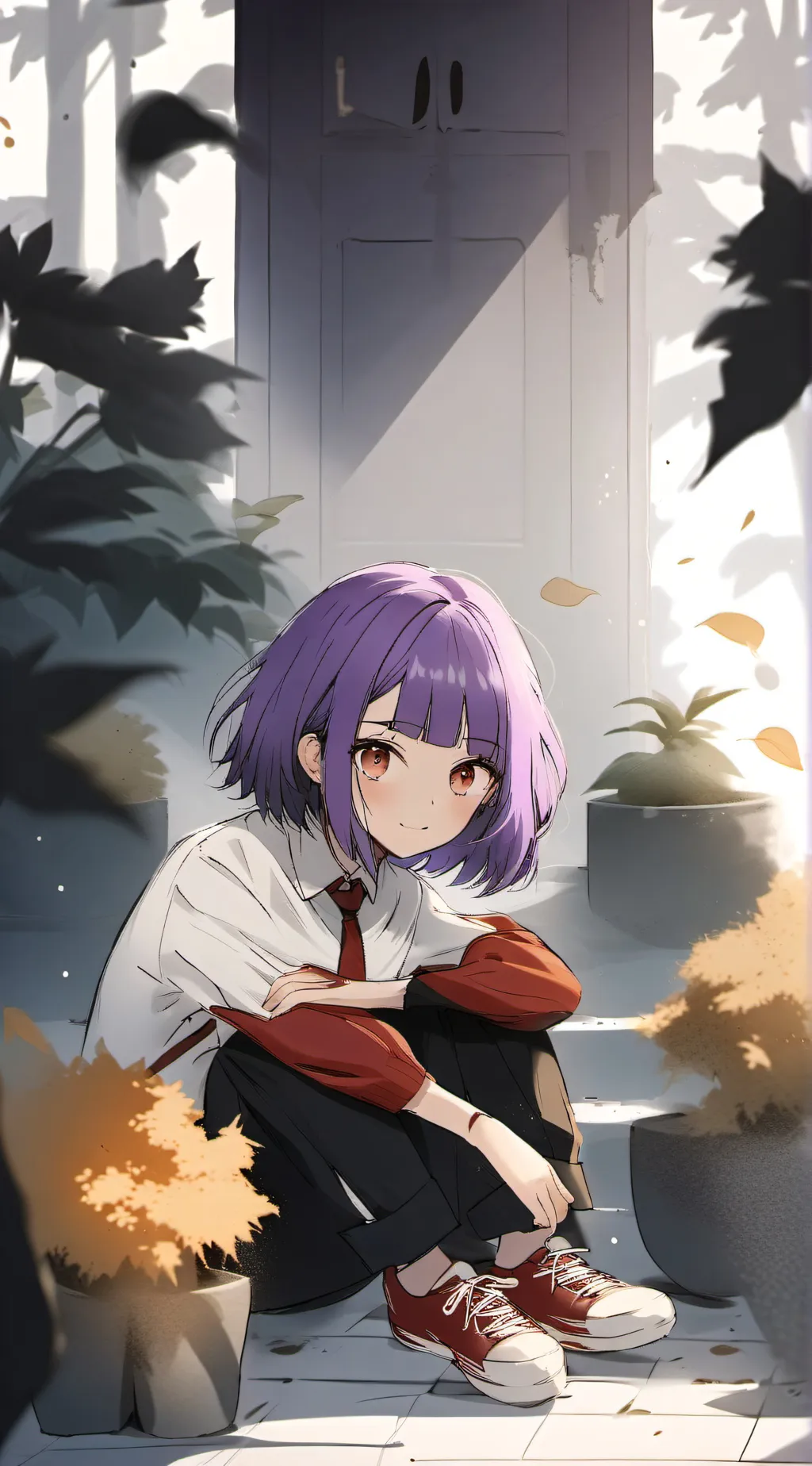 ai character: Problem day background