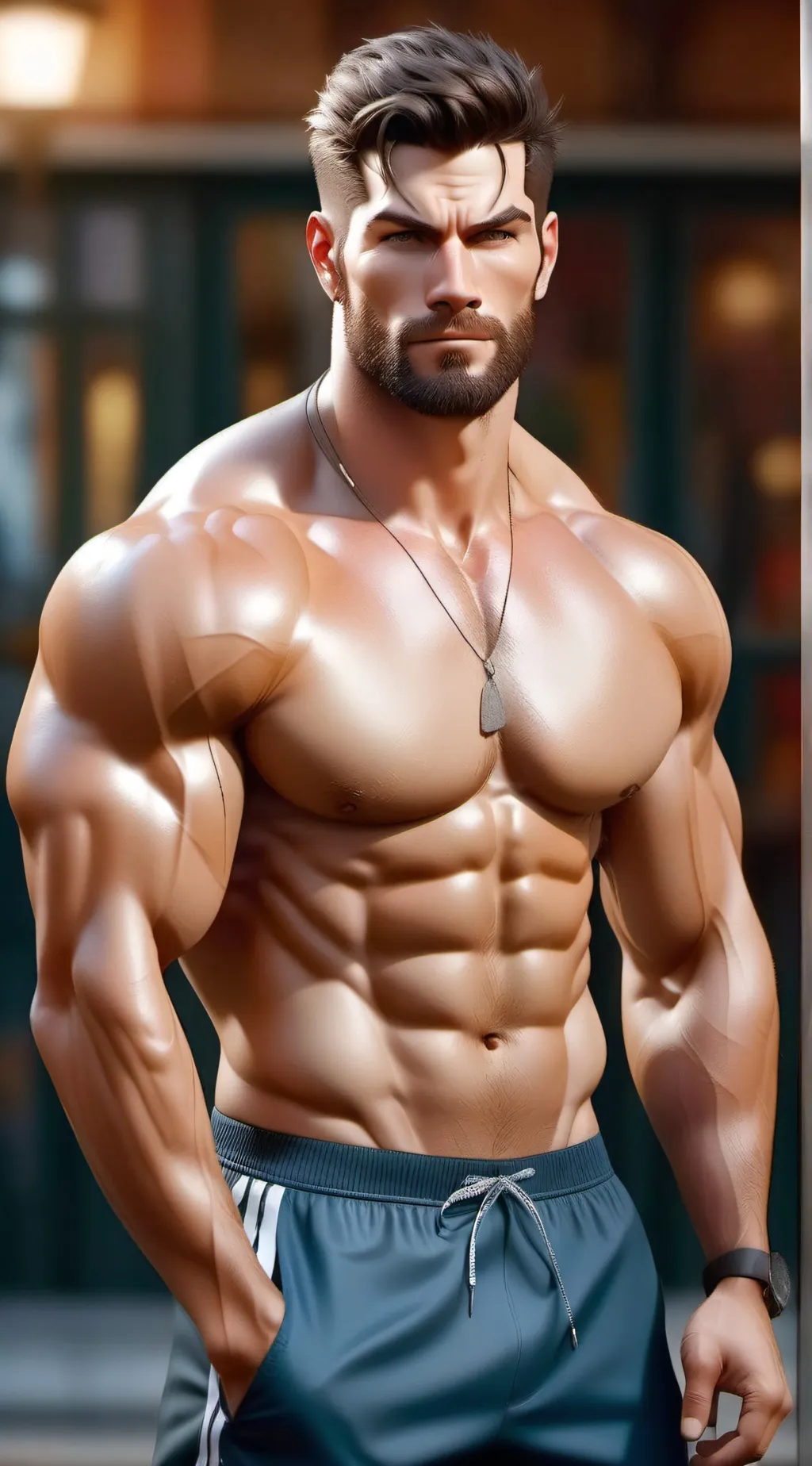 ai character: Gordon James V2 background