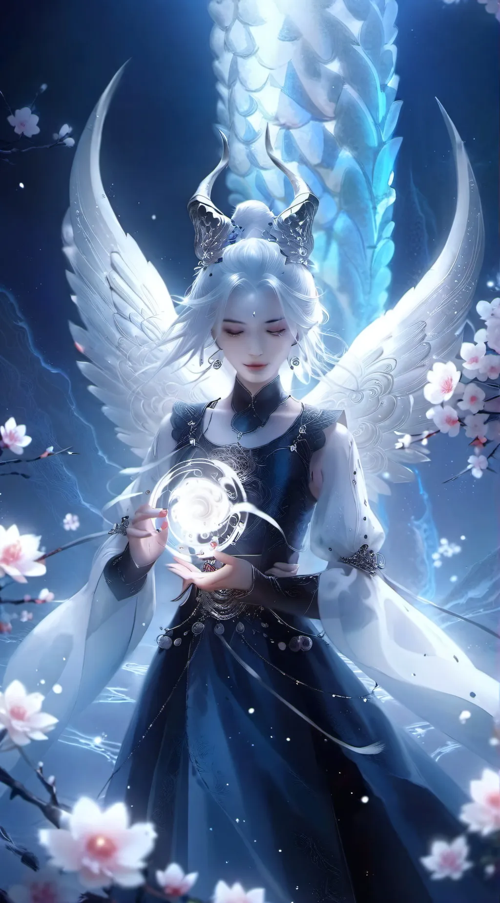 ai character: Angle star background