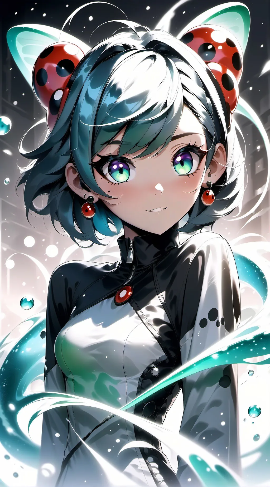 ai character: miraculous Ladybug background